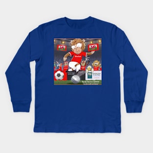 He can turn on a sixpence, wrexham funny soccer sayings. Kids Long Sleeve T-Shirt